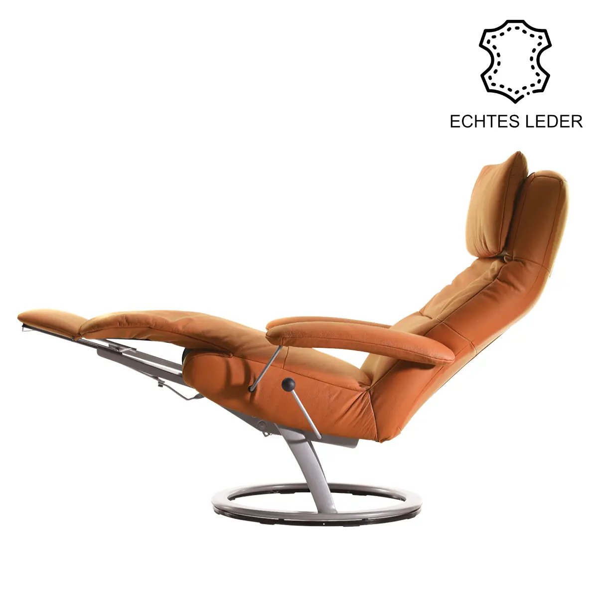 Zuerich Leder Aufgeklappt Von Links