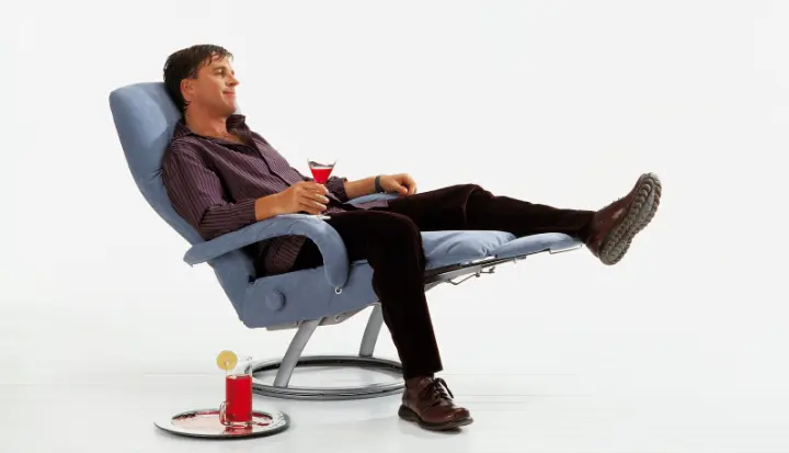 Komfort Sessel Mit Bezug Aus Mikrofaser